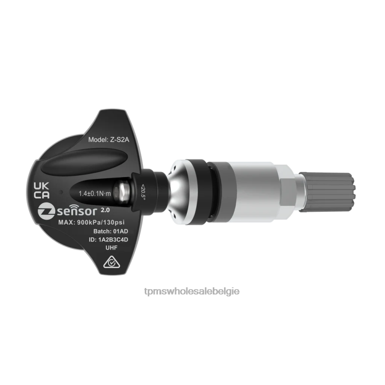 Tyre Pressure Monitoring System Tesla - Volvo oe vervangende tpms-sensor - oe p/n 31341171, 31341893 freq 433mhz 42XLV839 metalen klepsteel - zilver